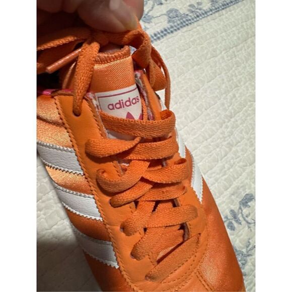 Adidas Gazelle Orange trainers leather 8 1/2 - Picture 4 of 12